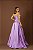 VESTIDO LONGO ZIBELINE ACETINADO TOMARA QUE CAIA COM MUITA CALDA E FENDA VERDE LILAS BL - Imagem 2