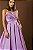 VESTIDO LONGO ZIBELINE ACETINADO TOMARA QUE CAIA COM MUITA CALDA E FENDA VERDE LILAS BL - Imagem 1