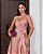 VESTIDO LONGO ZIBELINE TOMARA QUE CAIA DETALHE NO BUSTO CINTURA MARCADA ROSE - Imagem 2