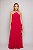 VESTIDO CHIFFON BABADO FRENTE ÚNICA MARIBEL PINK - Imagem 2