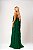 VESTIDO CHIFFON BABADO FRENTE ÚNICA MARIBEL VERDE ESMERALDA - Imagem 3