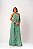 VESTIDO CHIFFON BABADO FRENTE ÚNICA MARIBEL VERDE MENTA - Imagem 1