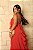 VESTIDO CHIFFON BABADO FRENTE ÚNICA MARIBEL TERRACOTA - Imagem 2