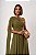 VESTIDO CHIFFON TOMARA QUE CAIA COM CAPA REMOVÍVEL VERDE OLIVA - Imagem 2