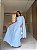 VESTIDO CHIFFON TOMARA QUE CAIA COM CAPA REMOVÍVEL AZUL SERENITY - Imagem 1