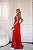 VESTIDO TOMARA QUE CAIA COM SAIA PLISSADA E DETALHE PEPLUM VEMELHO - Imagem 3