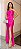 VESTIDO LONGO PRADA COM ELASTANO DECOTE TOMARA QUE CAIA DRAPEADO COM FENDA FUCSIA - Imagem 1