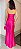 VESTIDO LONGO PRADA COM ELASTANO DECOTE TOMARA QUE CAIA DRAPEADO COM FENDA FUCSIA - Imagem 2