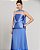 VESTIDO LONGO CORSET COM SAIA PLISSADA AZUL SERENITY - Imagem 2