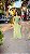 VESTIDO LONGO CHIFFON LISO COM DETALHE PLISSADO DECOTE V VERDE MENTA - Imagem 1