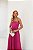 VESTIDO PLISSADO TOMARA QUE CAIA DETALHE V NA CINTURA FUCSIA - Imagem 2