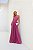 VESTIDO PLISSADO TOMARA QUE CAIA DETALHE V NA CINTURA FUCSIA - Imagem 1