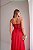 VESTIDO MICROTULE TOMARA QUE CAIA CORPETE COM BORDADO DETALHE DRAPEADO NO BUSTO VERMELHO - Imagem 3