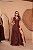 VESTIDO MICROTULE  CORPETE MICROTULE MARROM - Imagem 1