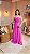 VESTIDO LONGO CREPE DE SEDA TOMARA QUE CAIA FLUIDO FUCSIA - Imagem 2
