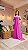 VESTIDO LONGO CREPE DE SEDA TOMARA QUE CAIA FLUIDO FUCSIA - Imagem 1