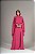 VESTIDO CREPE ALCINHA COM DECOTE V CAPA GOLA ALTA PINK - Imagem 1