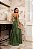 VESTIDO ZIBELINE TOMARA QUE CAIA DECOTE EM V COM BUSTO DRAPEADO VERDE OLIVA - Imagem 3
