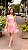 VESTIDO TOMARA QUE CAIA CREPE COM SAIA DE TULE ROSE - Imagem 2