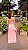 VESTIDO TOMARA QUE CAIA CREPE COM SAIA DE TULE ROSE - Imagem 2