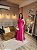 VESTIDO CREPE ALCINHA COM CAPA DIVERSA PINK - Imagem 1