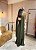 VESTIDO CREPE ALCINHA COM CAPA DIVERSA VERDE OLIVIA - Imagem 2