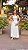 VESTIDO MIDI TOMARA QUE CAIA CINTURA MARCADA BRANCO - Imagem 1
