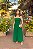 VESTIDO MIDI TOMARA QUE CAIA CINTURA MARCADA VERDE BANDEIRA - Imagem 1