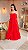 VESTIDO CHIFFON COM DETALHE LAÇO NO BUSTO E BABADOS VERTICAIS  VERMELHO - Imagem 1