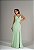 VESTIDO CREPE ALCINHA COM DECOTE V CAPA GOLA ALTA VERDE CLARO - Imagem 2