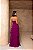 VESTIDO CHIFFON PLISSADO COM CAMADAS FUCSIA - Imagem 3