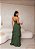 VESTIDO CHIFFON PLISSADO COM CAMADAS VERDE OLIVA - Imagem 3