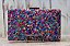CLUTCH QUADRADA PEDRAS COLORIDAS - Imagem 1