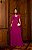 VESTIDO LONGO CHIFFON PLISSADO ALCINHA CAPA FUCSIA - Imagem 1