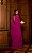 VESTIDO LONGO CHIFFON PLISSADO ALCINHA CAPA FUCSIA - Imagem 3