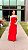 VESTIDO LONGO ALCINHA BABADO TRÊS MARIAS COM AMARRAÇÃO NAS COSTAS VERMELHO - Imagem 1