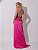 VESTIDO LONGO SEDA DECOTE BAIXO COSTAS FUCSIA VILMA - Imagem 2