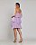 VESTIDO LONGO CHIFFON CAMADAS SOBREPOSTAS 2 EM 1 LONGO E CURTO LILAS - Imagem 2