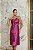 VESTIDO MIDI TOMARA QUE CAIA ESTRUTURADO EM CETIM ACETINADO COM LAÇO FRONTAL FUCSIA - Imagem 1