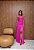 VESTIDO LONGO MICROTULE TOMARA QUE CAIA DRAPEADO  PINK - Imagem 1