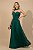 VESTIDO LONGO MIRCORULE TOMARA QUE CAIA ACABAMENTO DRAPEADO VERDE ESMERALDA - Imagem 1