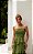 VESTIDO CHIFFON BUSTO DRAPEADO COM CAMADAS VERDE OLIVA - Imagem 2