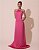 VESTIDO SEDA FRENTE ÚNICA GOLA MODELO COLAR PINK - Imagem 1
