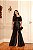 VESTIDO LONGO ZIBELINE TOMARA QUE CAIA ACOMPANHA MANGA REMOVIVEL PRETO - Imagem 2