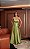 VESTIDO ZIBELINE LONGO TOMARA QUE CAIA COM DETALHE DRAPEADO ABAIXO DO BUSTO COM FENDA VERDE OLIVA - Imagem 1