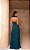 VESTIDO CHIFFON PLISSADO COM CAMADAS VERDE PETROLEO - Imagem 2