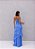 VESTIDO CHIFFON PLISSADO COM CAMADAS AZUL SERENITY - Imagem 3