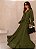 VESTIDO LONGO BOHO CHIC VERDE OLIVA - Imagem 1