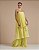 VESTIDO LONGO TOMARA QUE CAIA COM CAMADAS E GOLA AMARELO - Imagem 1