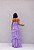 VESTIDO CHIFFON PLISSADO COM CAMADAS LILAS - Imagem 2